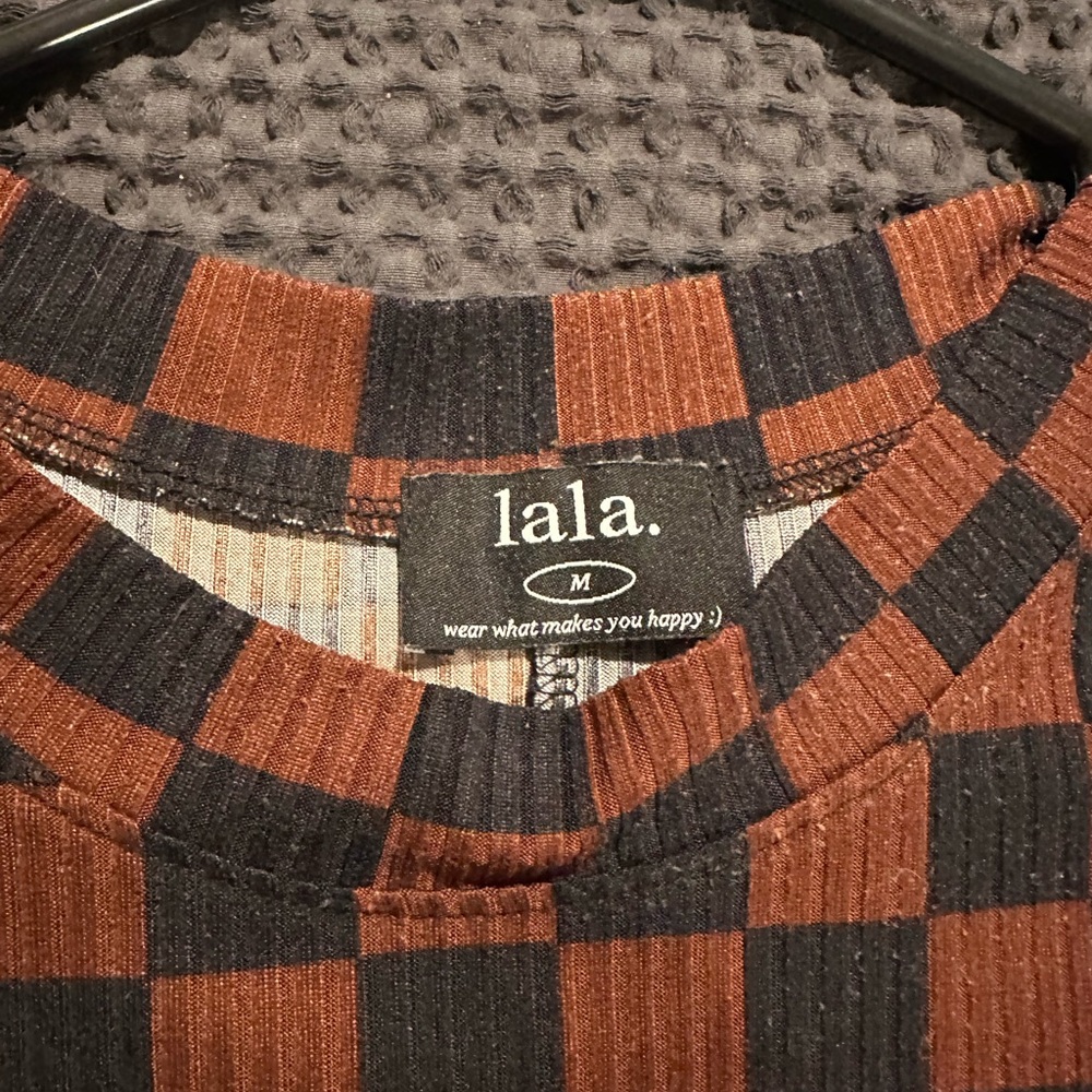Dressed in lala Black and brown Shirt - Picture 4 of 5